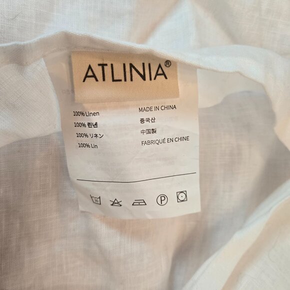 ATLINIA Linen Pillow King Sham / ELEGANT LIFE HOME Cotton Denim Pillow Cover - Picture 6 of 13